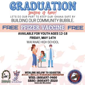 Friday 5/14 - COVID Vaccine 12yo & Up